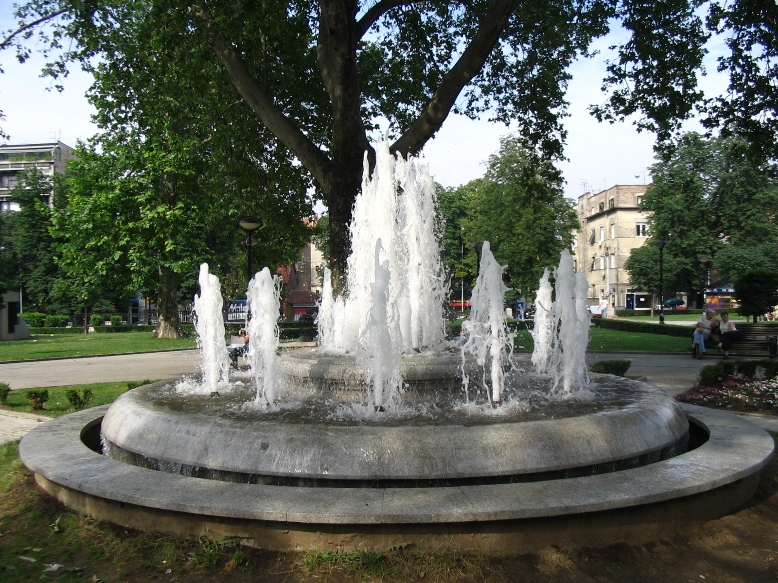 Aqua Mramor - Fontana u parku Ćirilo i Metodije